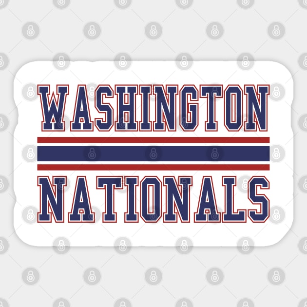 Washington Nationals Baseball Sticker by Cemploex_Art